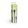 COLORWAY Kábel, USB CW-CBUM045-BK, MicroUSB (nylon) 2,4A 1M fekete