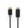 Nedis CCBW37100AT20 displayport dugó -  HDMI dugó kábel, 4K@30Hz, aranyozott, 2 m