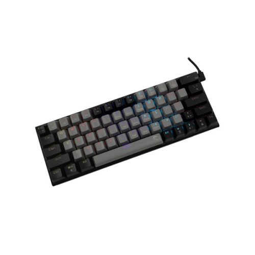 WHITE SHARK WAKIZASHI-2/G-B/R-HU, GK-002713V2/G-B/R-HU szürke/fekete, magyar, mechanikus gamer billentyűzet