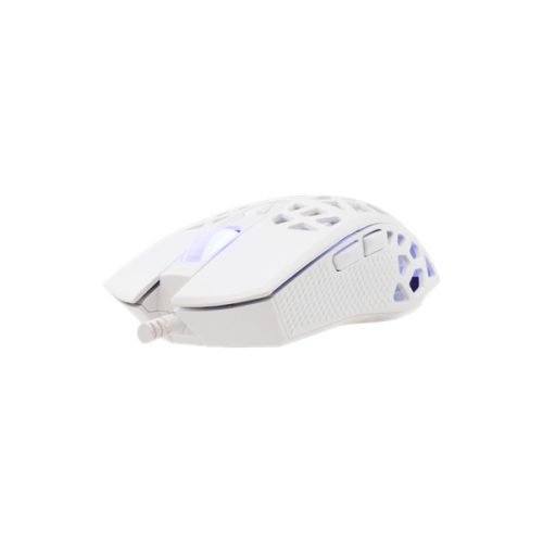 WHITE SHARK GM-5018W CARADOC-B 7D / 7200 dpi fehér RGB gamer egér