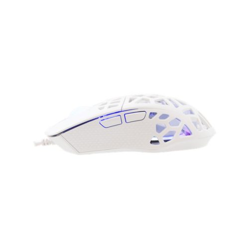 WHITE SHARK GM-5018W CARADOC-B 7D / 7200 dpi fehér RGB gamer egér