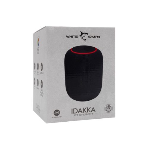 WHITE SHARK GBT-619B IDAKKA-B BLUETOOTH HANGSZÓRÓ 2x5W, TWS, fekete, 2400mA