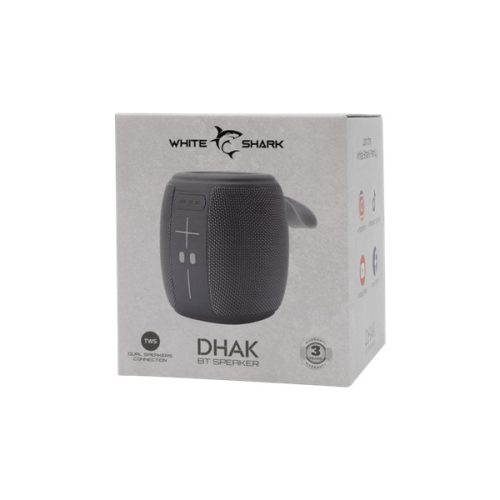 WHITE SHARK GBT-888G DHAK-G BLUETOOTH HANGSZÓRÓ 5W, TWS, szürke, 1200mA