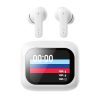 SBOX EB-TWS08-W Bbluetooth v:5.4 fülhallgató mikr.toucLCD, fehér, BR+EDR+BLE