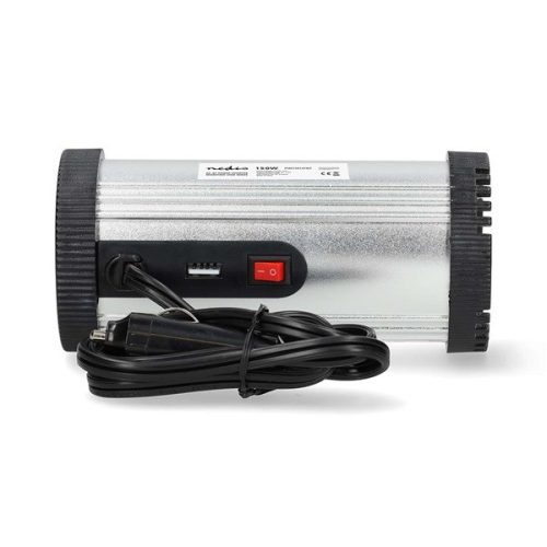 Nedis PIM15012FGY 12V DC - 230V AC inverter, 150W, csatlakozás: szivargyújtós