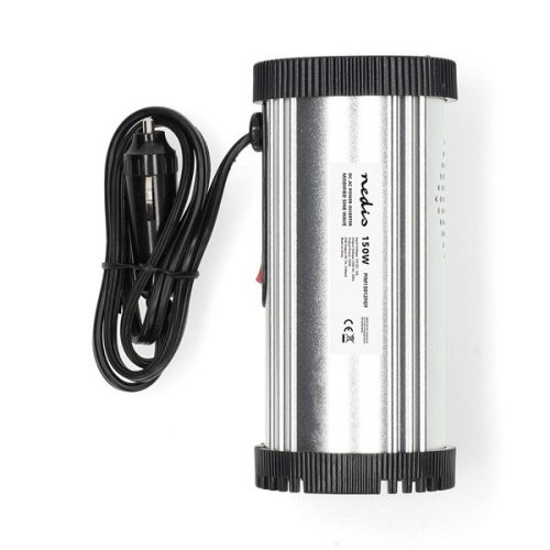 Nedis PIM15012FGY 12V DC - 230V AC inverter, 150W, csatlakozás: szivargyújtós