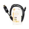 Nedis CCGL64352BK20 USB C (USB-C) - Displayport kábel, USB3.2 Gen 1, 4K@60Hz, 2m, (USB3.1, USB3.0, USB2.0)