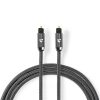 Nedis Profigold CATB25000GY10 optikai kábel, toslink, 1m