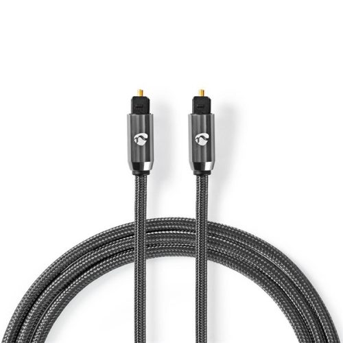 Nedis Profigold CATB25000GY10 optikai kábel, toslink, 1m