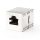 Nedis CCGB89011ME Cat5e / Cat6, RJ45 UTP toldó, árnyékolt, fém