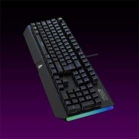   AVAX Vezetékes Billentyűzet FS01 USB, Fekete, Mechanikus, Brown Switch, HUN