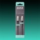 AVAX Töltőkábel, USB-C - Lightning, 3A, 1,5 méter, acélszürke